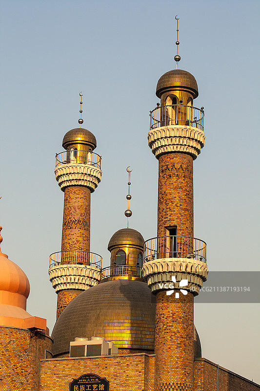 新疆国际大巴扎建筑图片素材