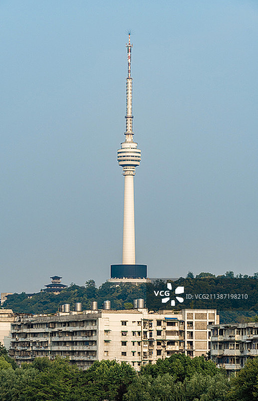 龟山电视塔图片素材
