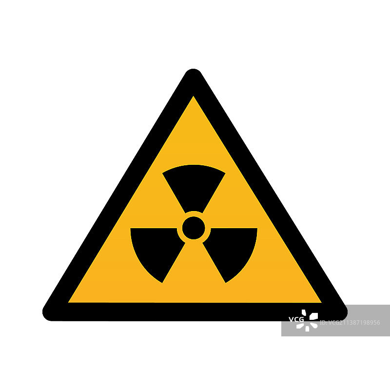 放射性污染符号图片素材