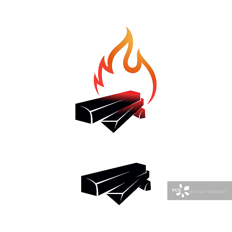 木炭图标设计图片素材