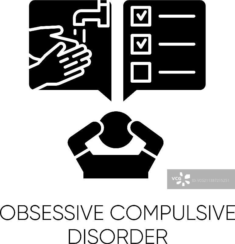 强迫症标志图标图片素材