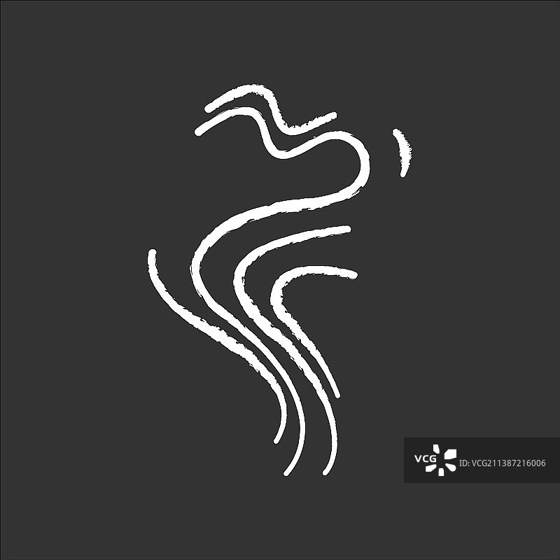 香水气味粉笔白色图标图片素材