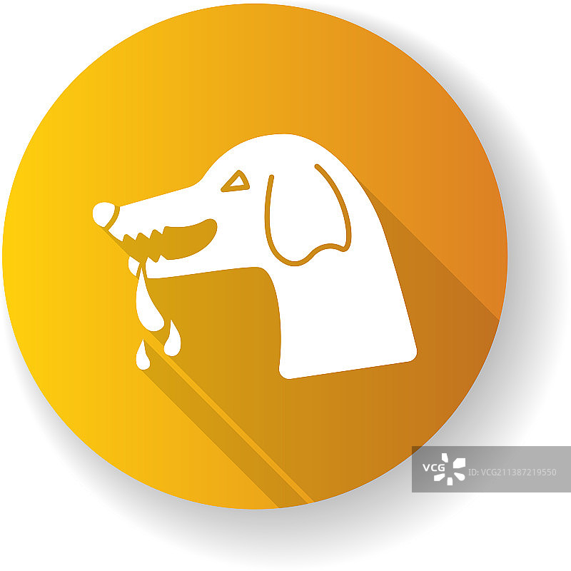 狂犬病RGB颜色图标图片素材