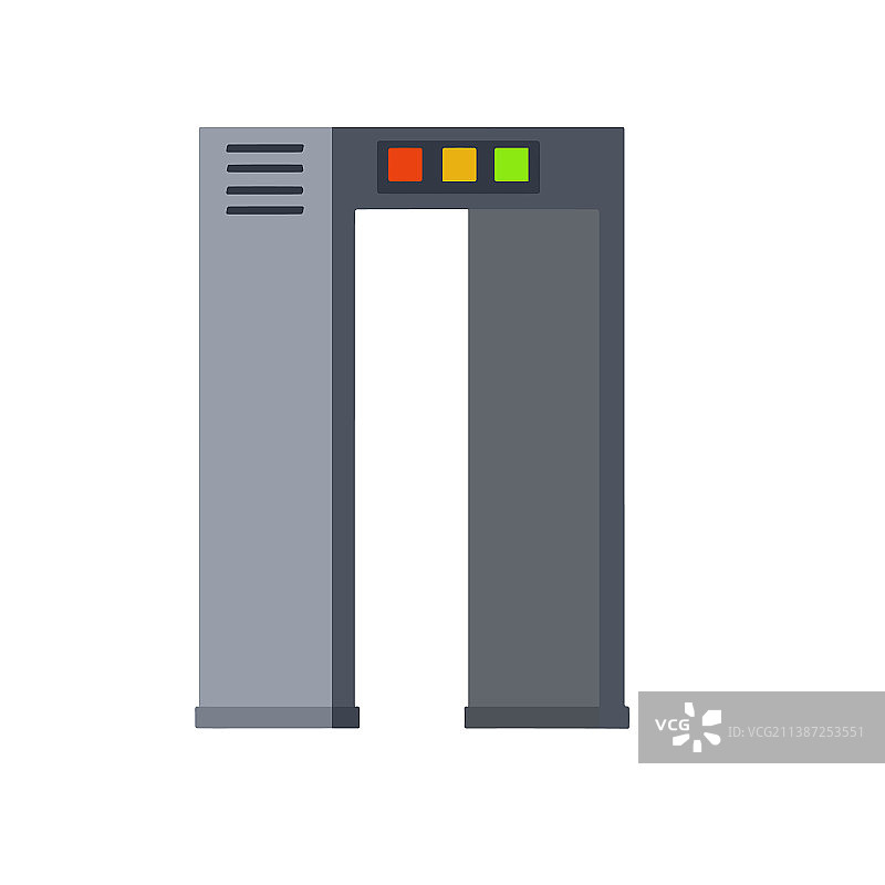 金属探测器安全框架图片素材