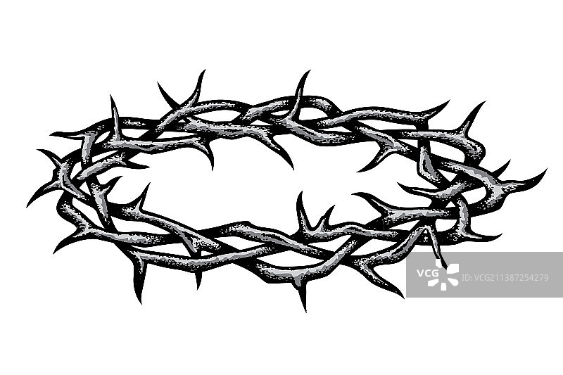 荆棘花冠图像图片素材