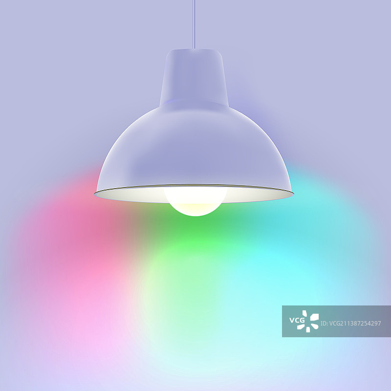 智能照明概念吊灯图片素材