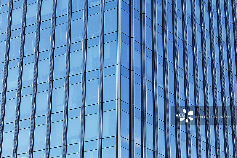 写字楼玻璃外立面局部特写图片素材