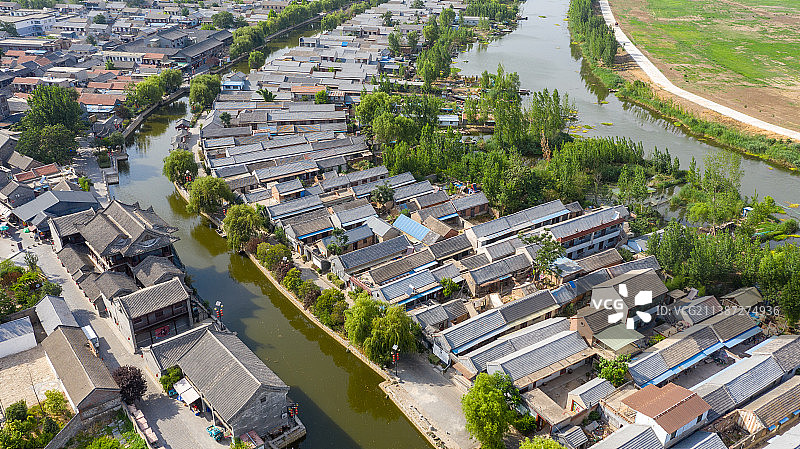 山东微山湖南阳古镇风光图片素材