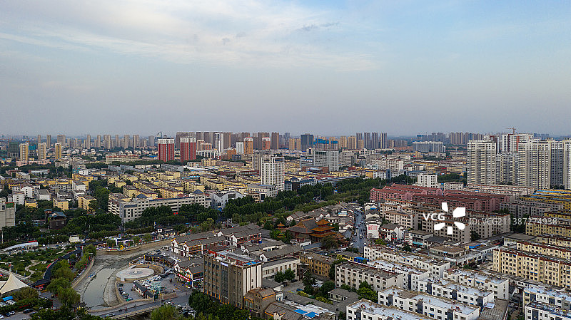 山东济宁市城市风光图片素材