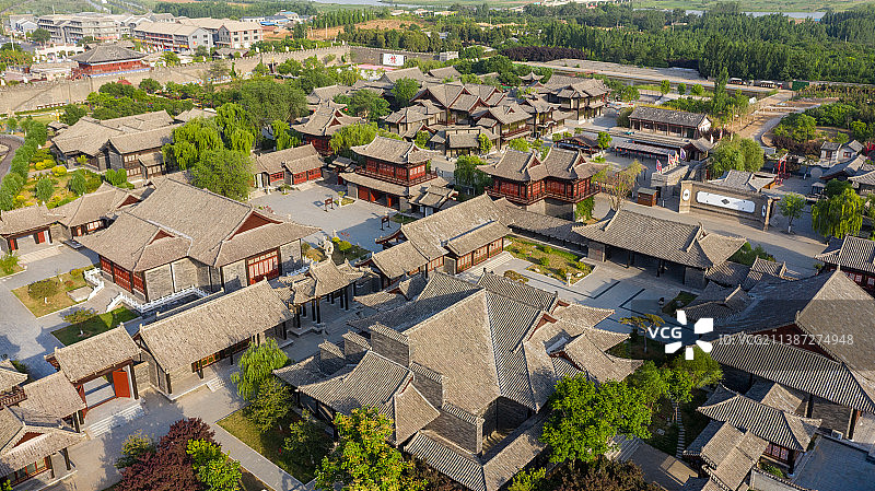 山东东平县水浒影视城图片素材