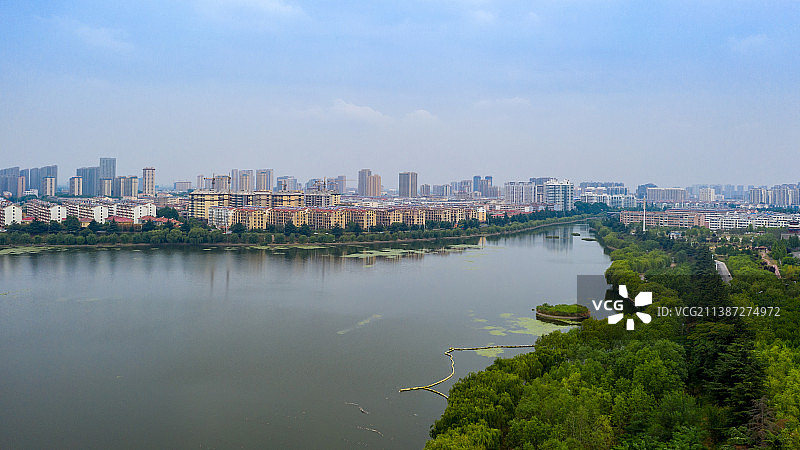 山东诸城市城市风光图片素材