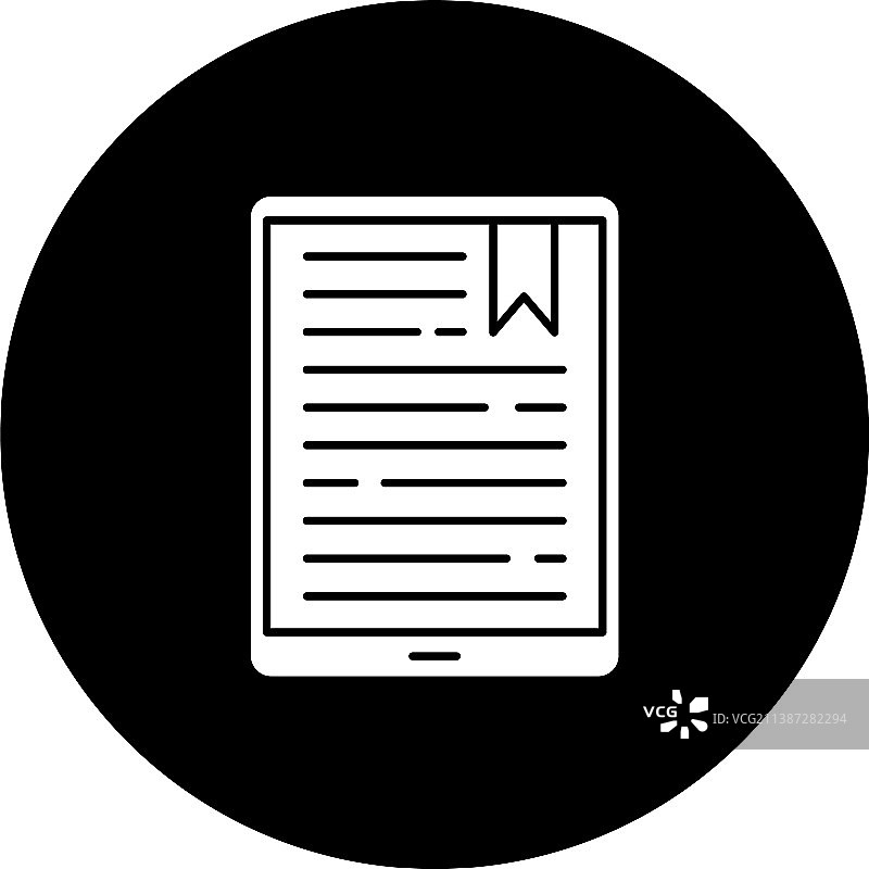 手持电子阅读器glyph图标电子书图片素材