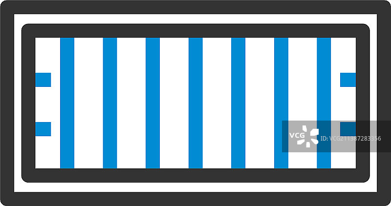 美式橄榄球场地标记图标图片素材