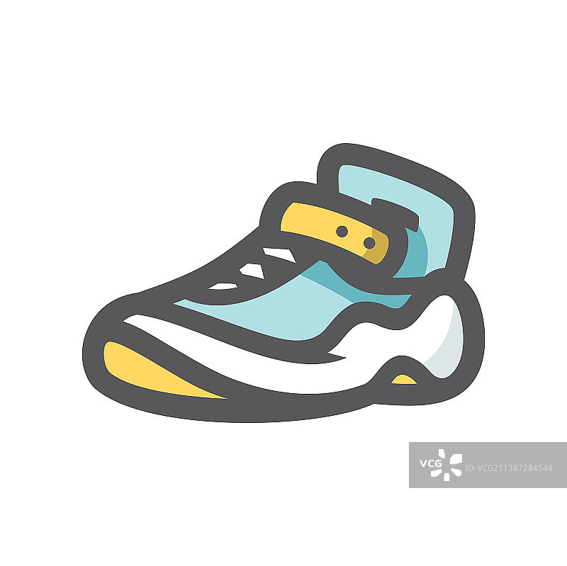 卡通运动鞋跑步鞋图标图片素材