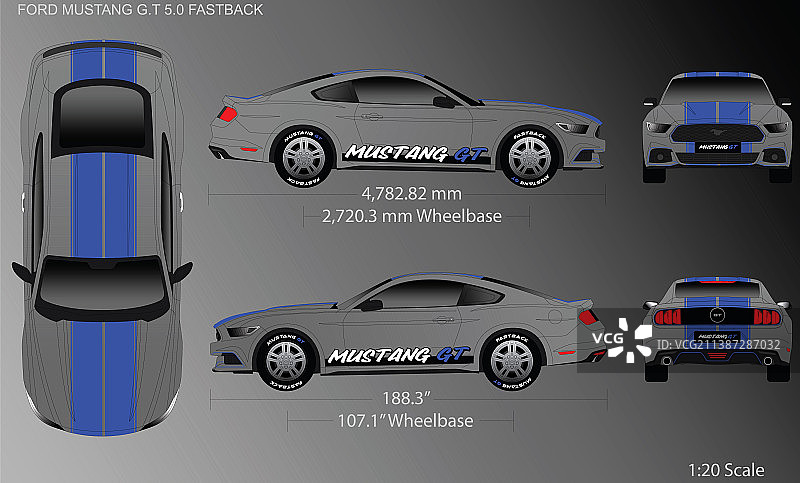 福特野马GT图片素材
