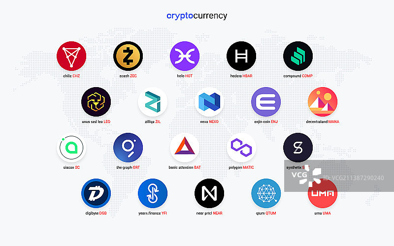 加密货币币数字支付系统图片素材