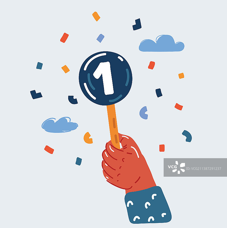 手持评分铭牌图片素材