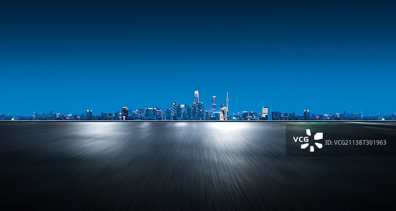 夜晚城市广场图片素材