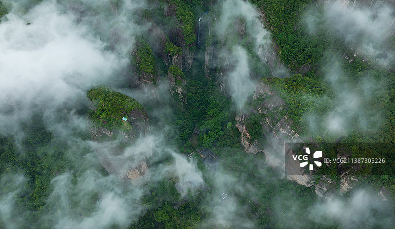 小龙湫图片素材