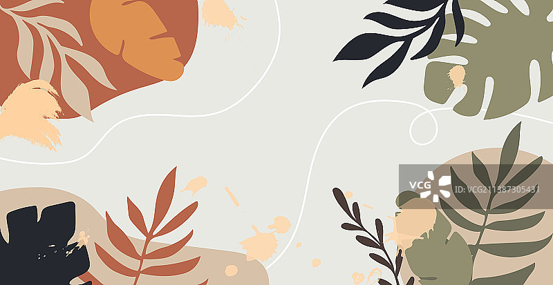 社交媒体故事的潮流模板图片素材