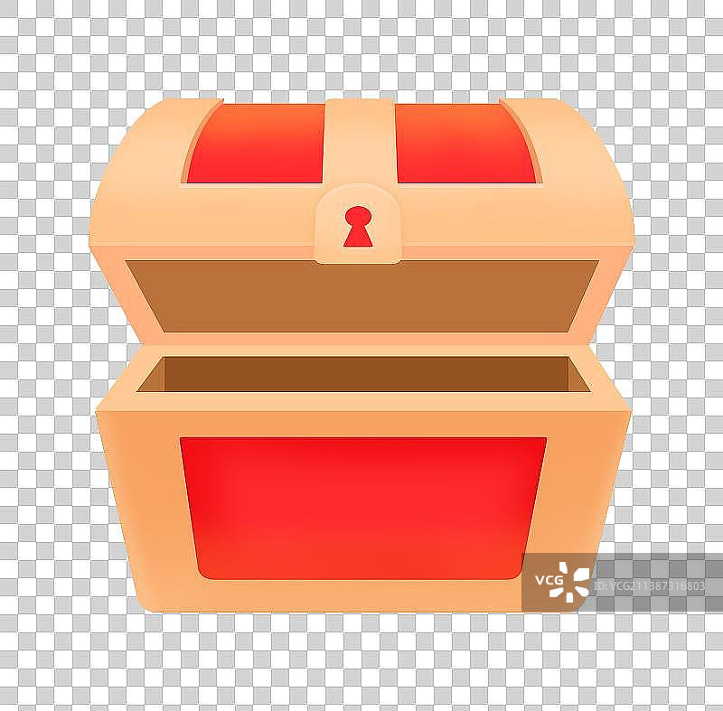 红金磨砂质感打开的宝箱元素，财富投资理财618双十一双十二优惠好礼新年春节节日拉新开宝箱金融电商大促图片素材