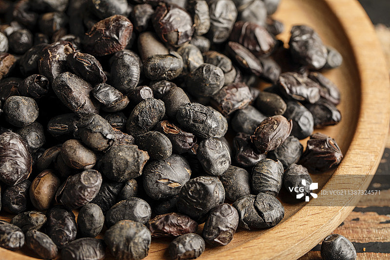 中华传统药材淡豆豉图片素材