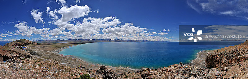 全景纳木错图片素材