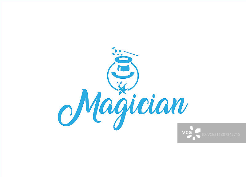 魔术师Logo或图标设计图模板图片素材