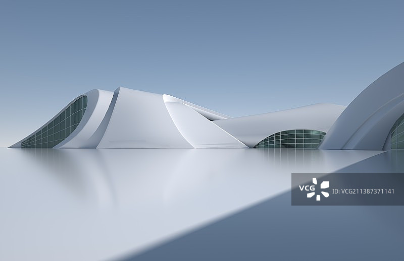 三维空间建筑图片素材