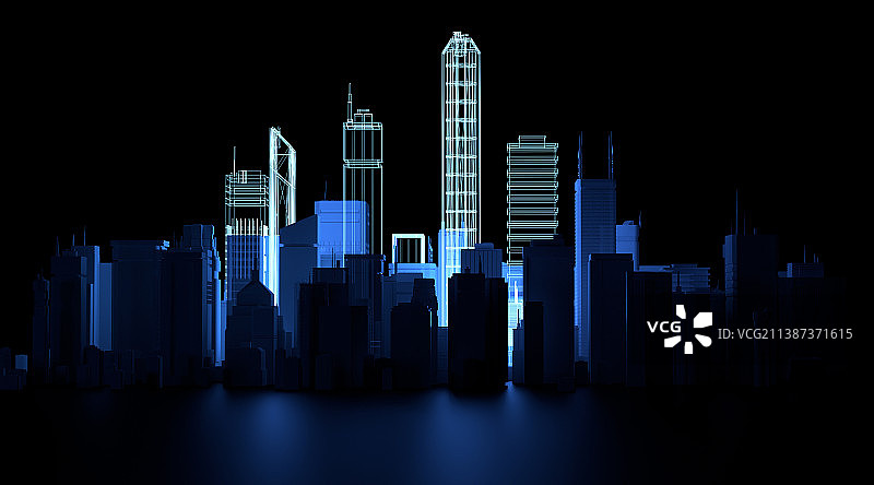 城市模型图片素材
