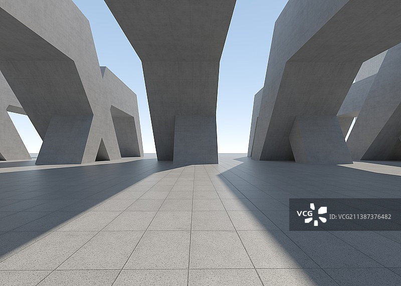 三维空间建筑图片素材