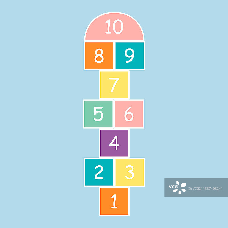 跳房子游戏图片素材