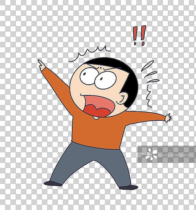 元素：吃惊、震惊人物表情图片素材