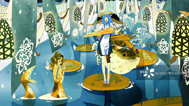 南柯——龙王庙图片素材