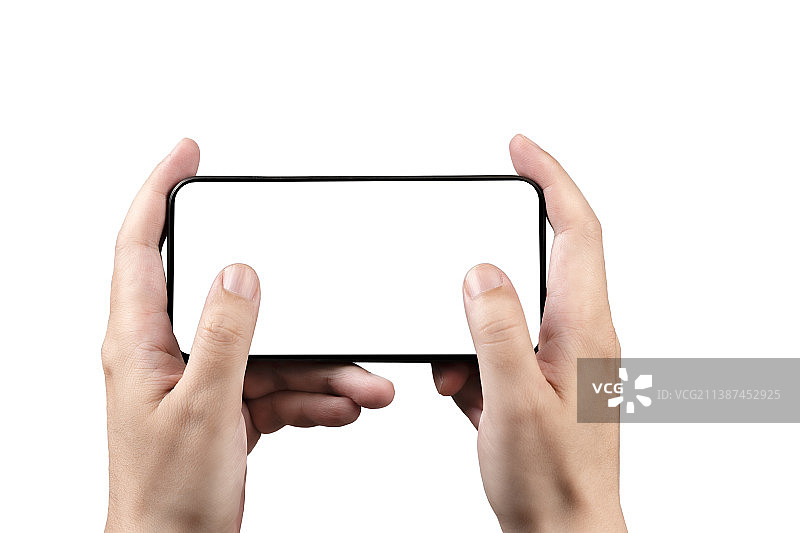 双手拿着手机图片素材