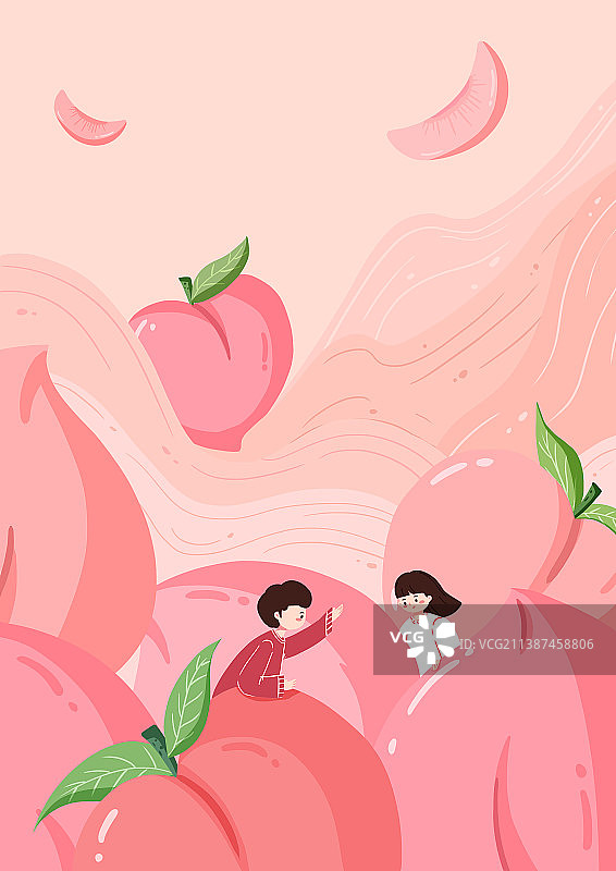 水蜜桃水果干果脯果汁包装图片素材