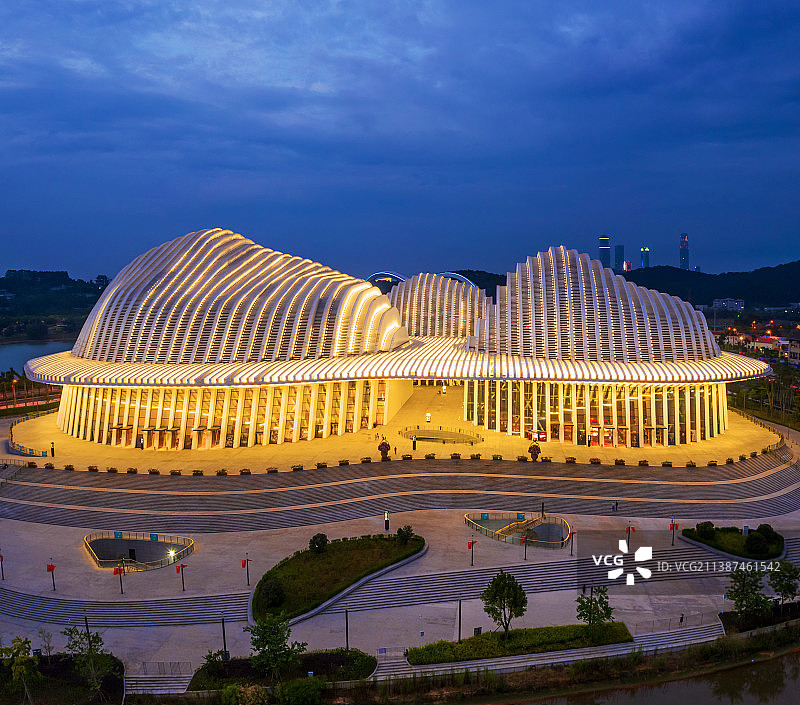 陈乔湘+南宁文化艺术中心+广西壮族自治区南宁市良庆区大沙田街图片素材