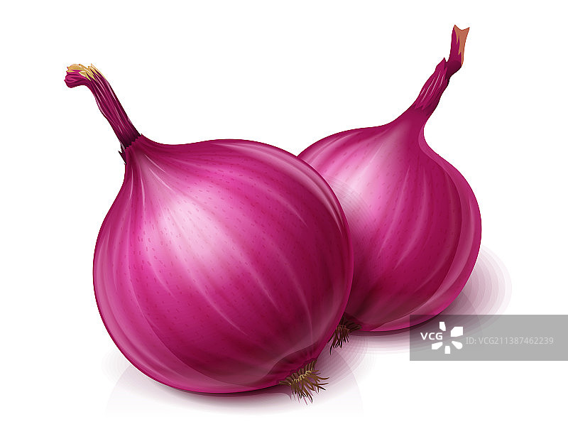 有用的红色完整洋葱蔬菜图片素材