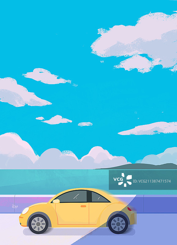 夏天出游的人图片素材