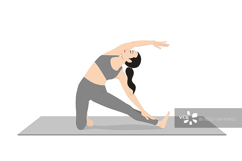 门闩式伸展姿势图片素材