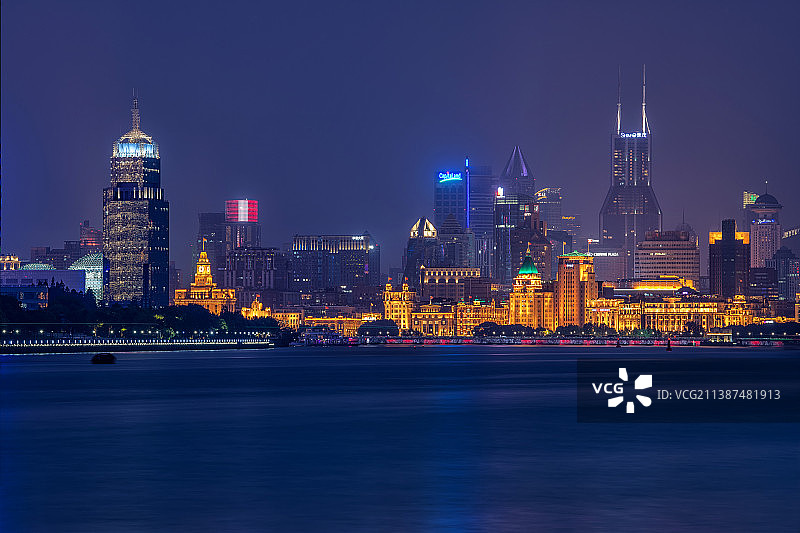 外滩远眺图片素材
