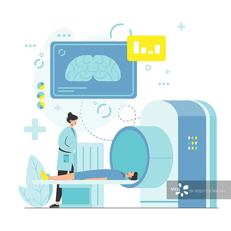 MRI检查CT扫描程序图片素材