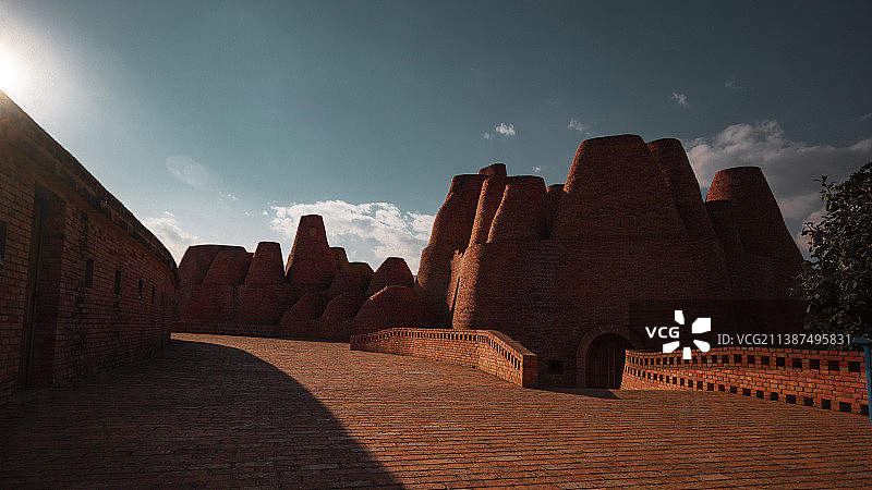 云南弥勒东风韵景区-红酒庄图片素材