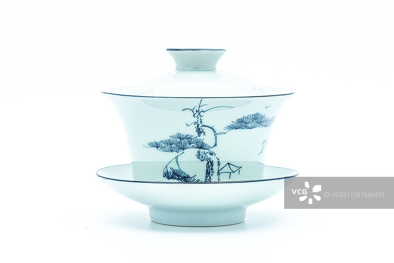 盖碗茶图片素材