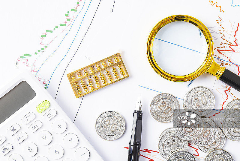 金融投资股票增长图片素材