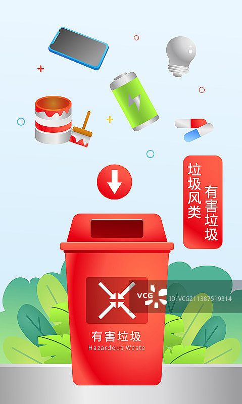 垃圾分类海报模板图片素材