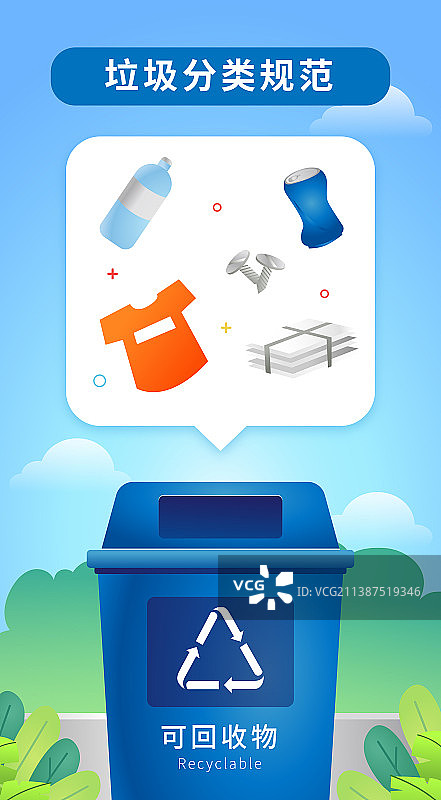 垃圾分类海报模板图片素材