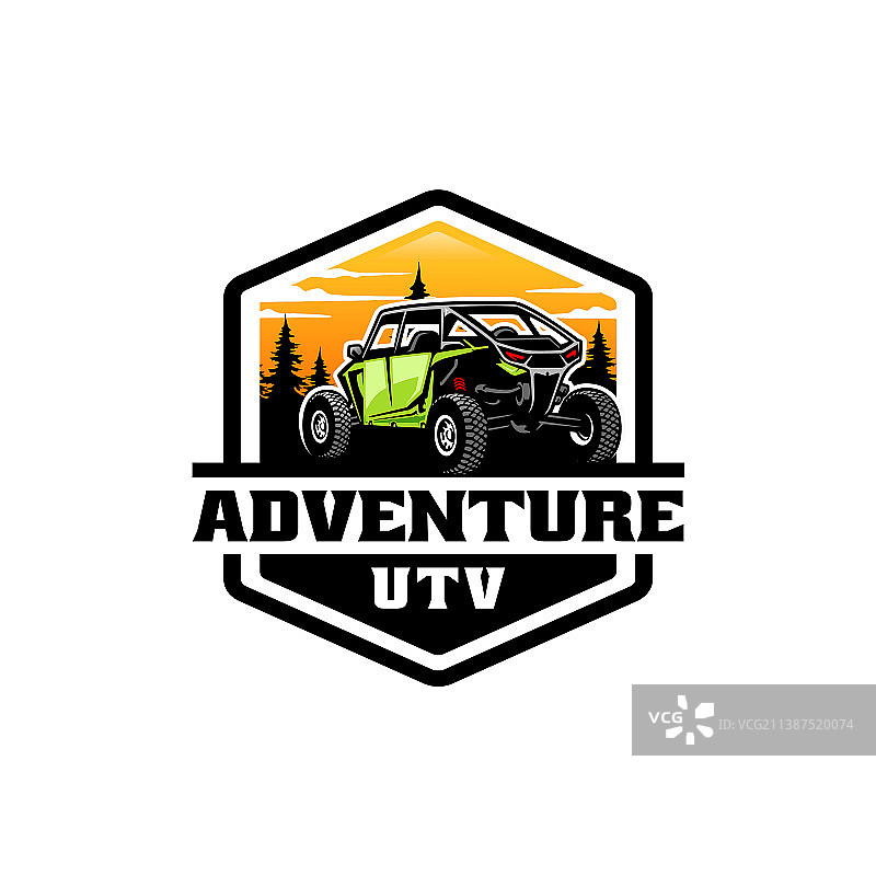 越野探险全地形车UTV越野车标志图片素材