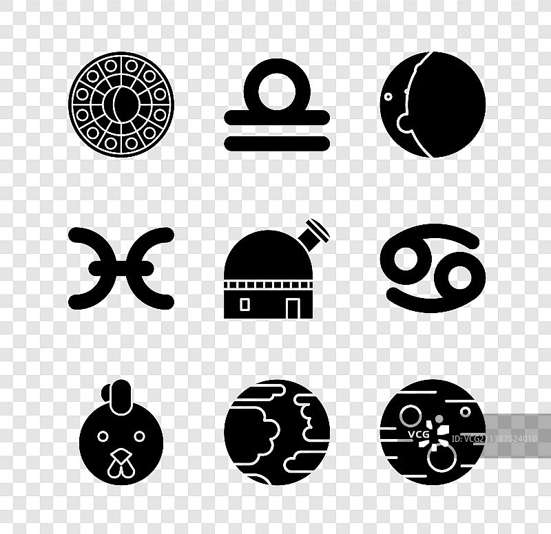 占星术星座天秤座图片素材