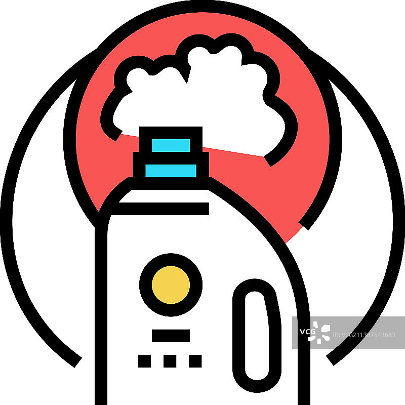 家用化学品彩色图标图片素材